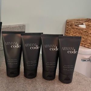 Armani Code After Shave Balm Tube by Giorgio Armani 2.5oz 75ml